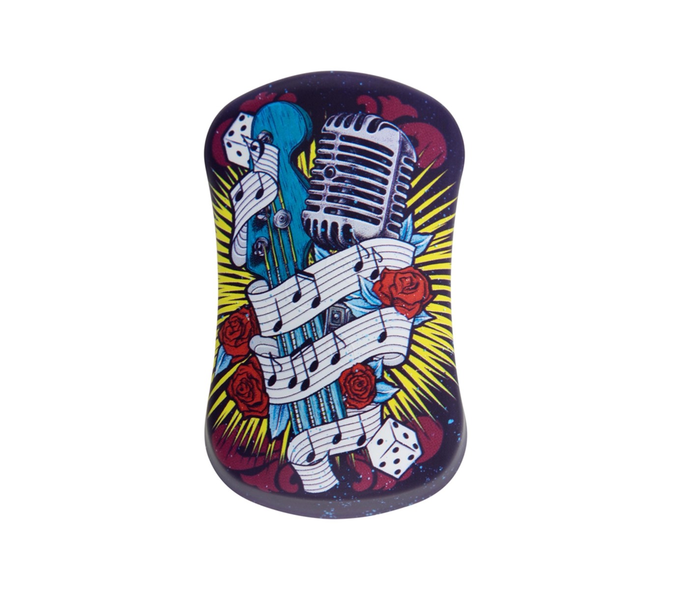 CEPILLO DESSATA MAXI PRINT MUSIC-AMARILLO