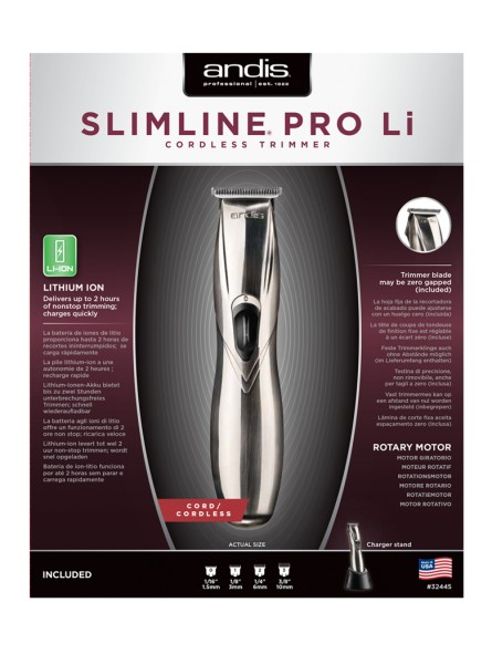 ANDIS MAQUINA RETOQUE SLIMLINE PRO LI